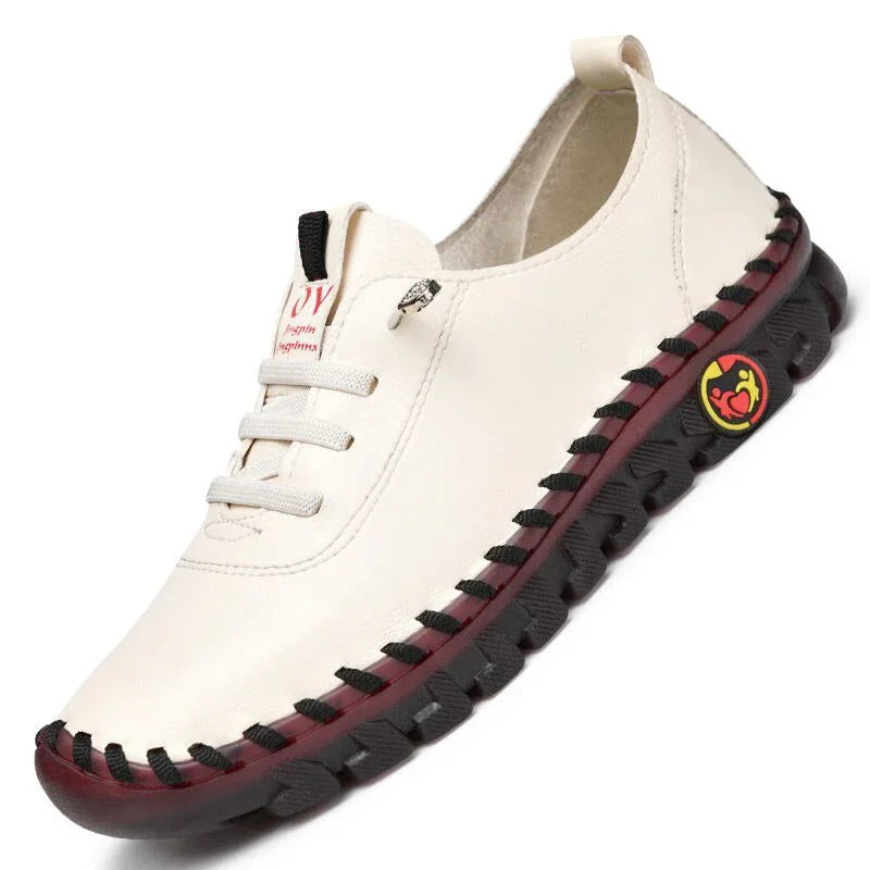 Women's Sneakers Platform Shoes Flat Leather Lace-up Loafers Slip-on New Spring Casual Mom Shoe Mujer Zapatos Chaussure Femme