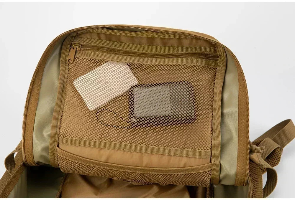Sac à Dos Tactique Plein Air 25L/45L Homme Femme — Randonnée École Porte-Bouteille