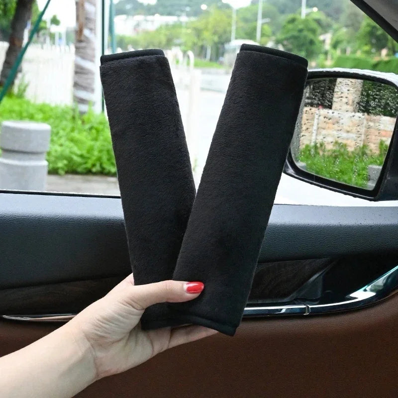 2 piezas fundas para cinturón de seguridad accesorios para coche accesorios para el hombro cinturón de seguridad para adultos