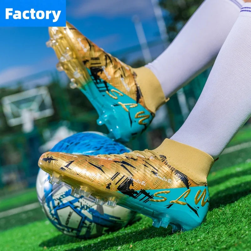 Chaussures de Football Homme Crampons AG Professionnels — Ultralégers & Imperméables