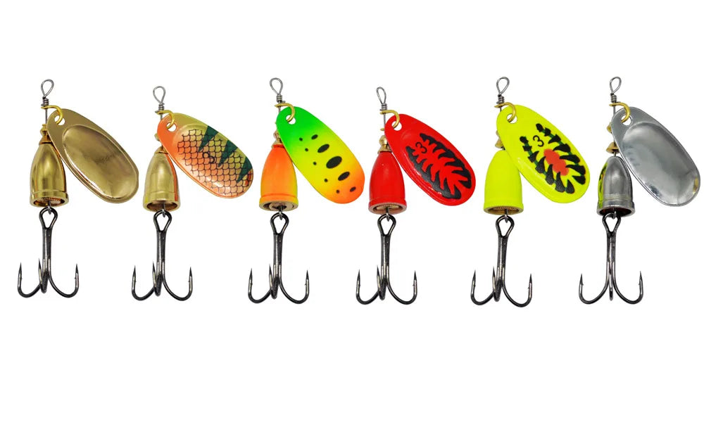 Leurre de pêche Spinner appât cuivre cloche artificielle métal leurres 8g composé appâts Rotation paillettes 1 pièce vente