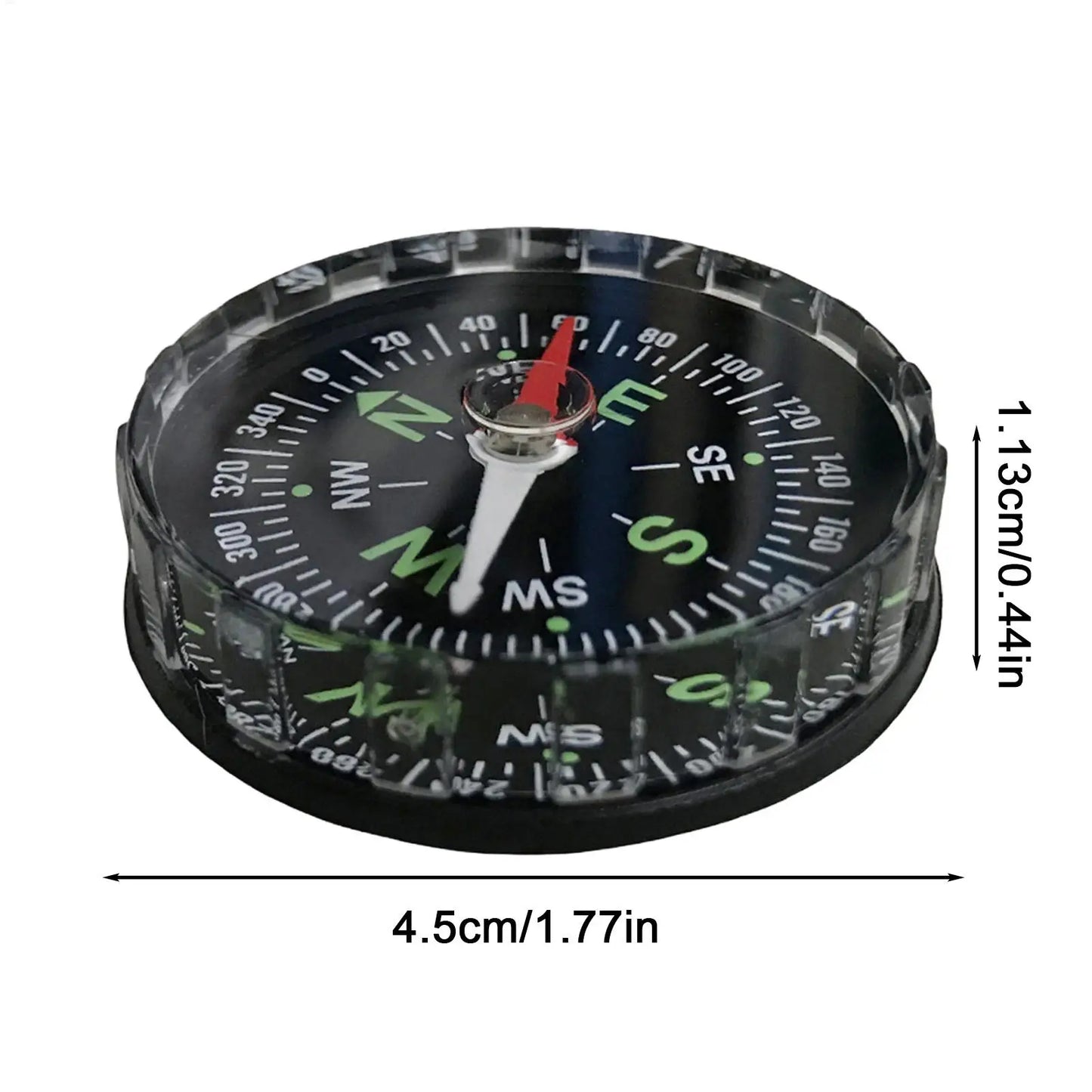 Boussole de Randonnée Étanche Multifonctionnelle — Survie, Alpinisme & Navigation