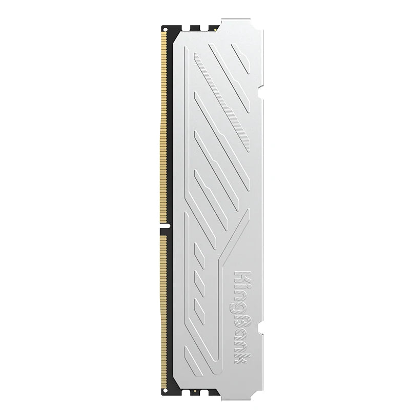 Mémoire RAM DDR5 KingBank 8 Go / 8 Go x 2 / 16 Go x 2 6000 MHz pour ordinateur de bureau CL36/CL30 XMP 3.0/AMD EXPO avec dissipateur thermique argenté