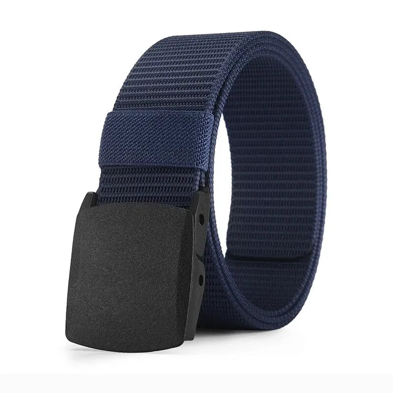 Ceinture Toile Nylon Sans Métal — Sport Extérieur Jeans Homme Femme