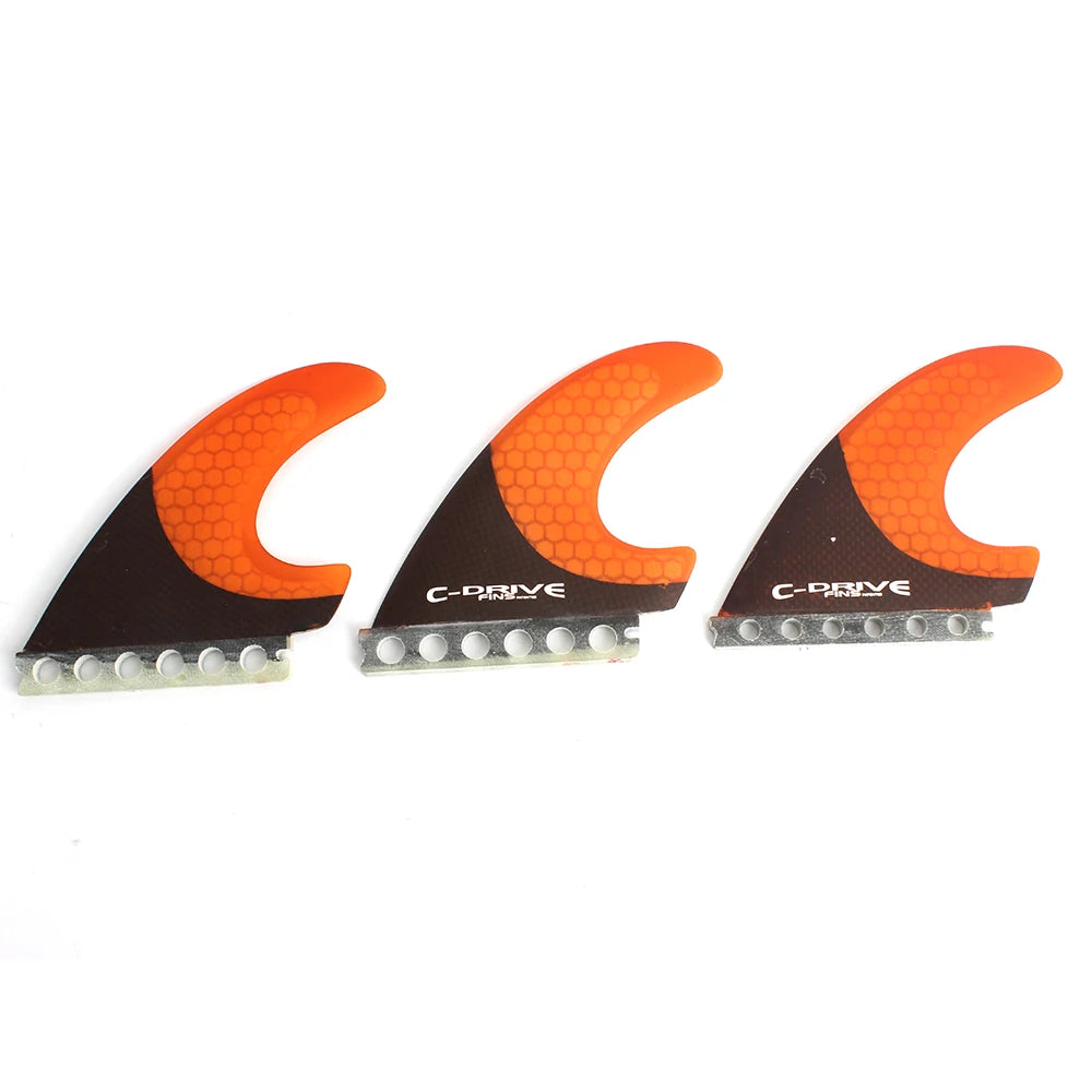 Palmes de surf en carbone et fibre de verre — nid d'abeille, propulseur, haute performance