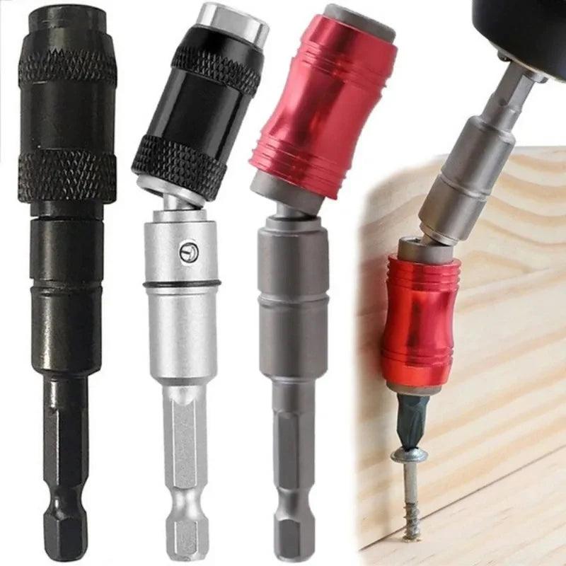 Embouts de tournevis à anneau magnétique hexagonal, outils à main, rallonge de foret, nouveau support à changement rapide, guide d'entraînement, pointe de perceuse à vis, 1/4"