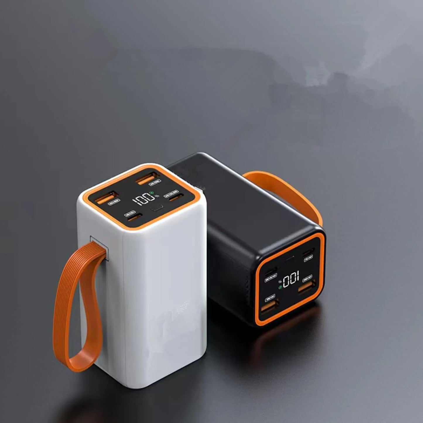 Boîtier de batterie externe 21700 à 4 emplacements, Charge rapide pour téléphone portable, soudage, boîtes de rangement de batterie à monter soi-même avec écran LCD