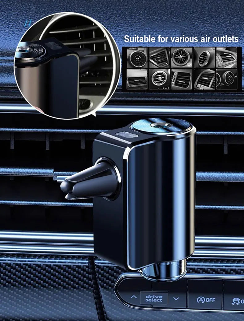 Diffuseur d'air électrique pour voiture, humidificateur d'arôme pour ventilation de voiture, brume d'aromathérapie, désodorisant pour enlever les odeurs, accessoires de voiture
