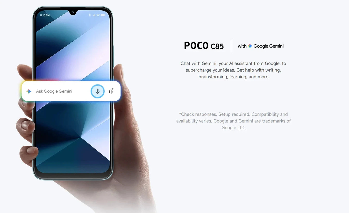 POCO C85 6GB/128GB 8GB/256GB NFC Version mondiale Smartphone 50MP caméra 6000mAh batterie