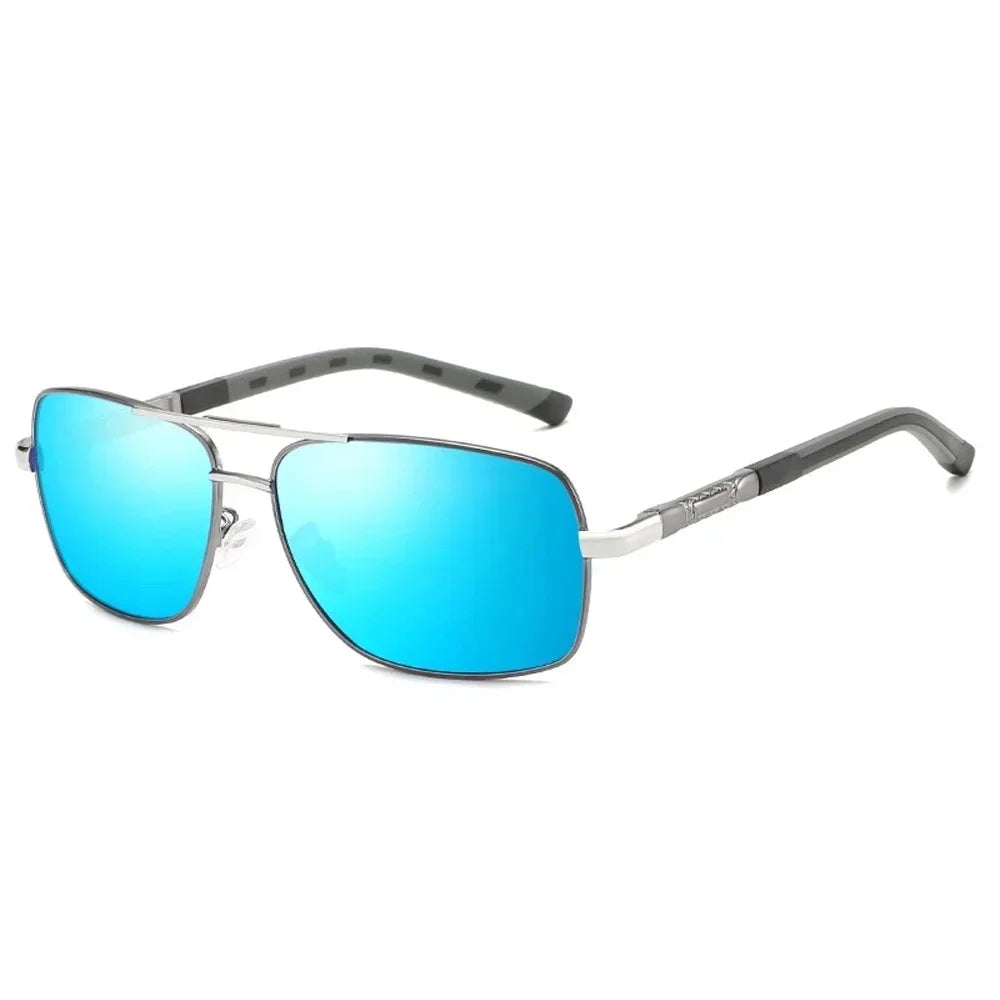 Lunettes de Soleil Femme Polarisées Dégradé — Lentille Carrée, Rétro, Conduite