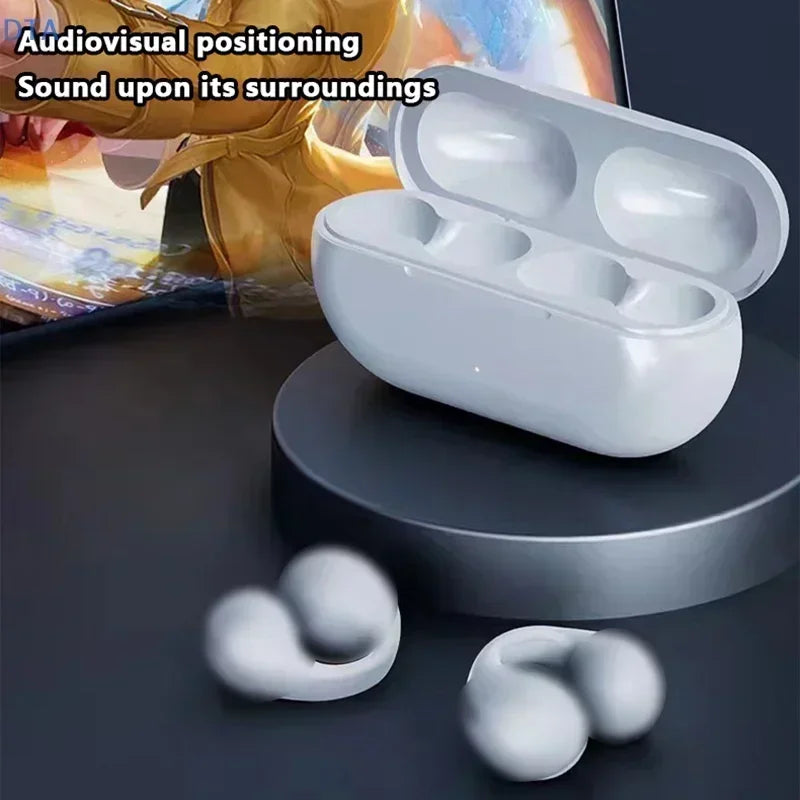 Nuevos auriculares Bluetooth 5.3 T75 de conducción ósea - auriculares deportivos impermeables con sonido estéreo HiFi