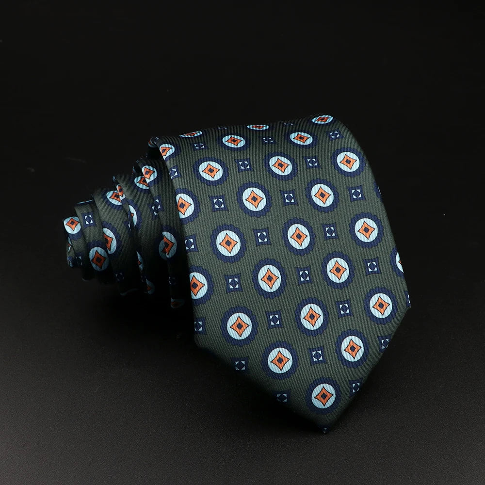 51 Styles Men's Silk Ties Jacquard Striped Plaid Floral Tie Accessories Daily Wear Shirt Suit Necktie Wedding Party Gift