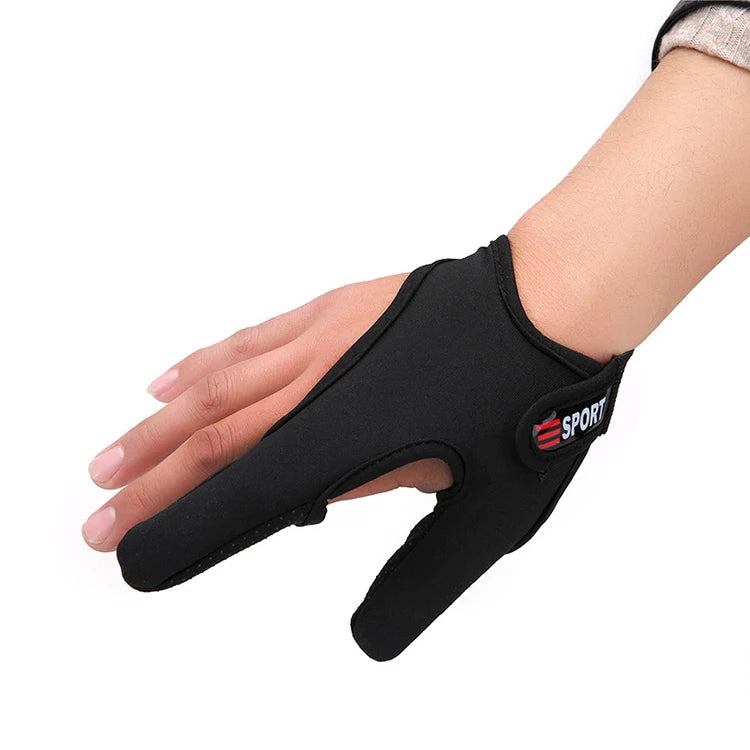 Gants de pêche 2 doigts protecteur respirant anti-dérapant Anti-coupure gants de pêche carpe matériel de pêche en plein air accessoires fournitures