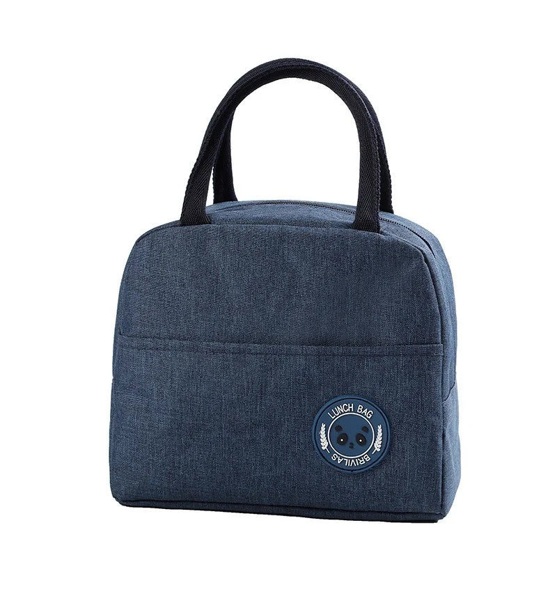 Sac à lunch en toile isotherme portable pour femmes et enfants, motif fonctionnel, glacière, nourriture thermique, sacs de pique-nique