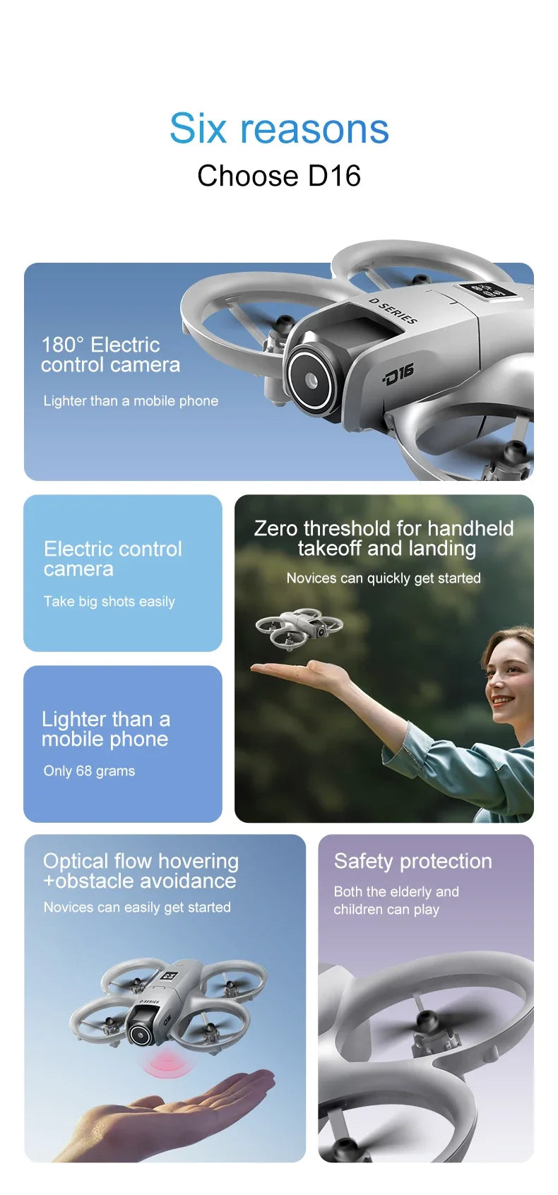 Drone GPS 8K HD professionnel — double caméra, évitement d'obstacles, moteur brushless, flux optique