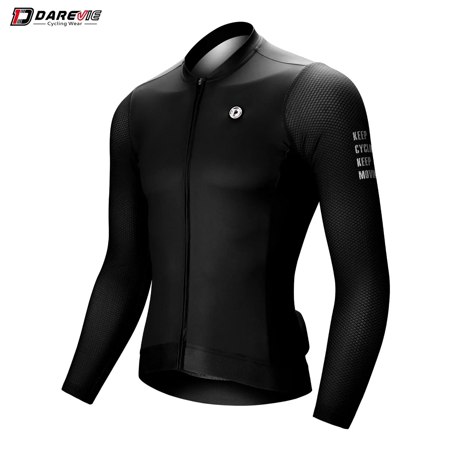 DAREVIE Maillot de Ciclismo Hombre Verano 2024 Transpirable Manga Larga Ropa de Ciclismo Hombre MTB Carretera Anti-UV Camisa de Ciclismo Hombre