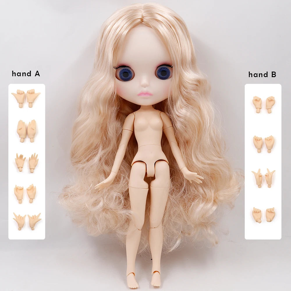 ICY DBS Blyth Muñeca de 1/6 cuerpo articulado DIY BJD juguetes de moda muñecas niña regalo oferta especial en venta con set de manos A y B