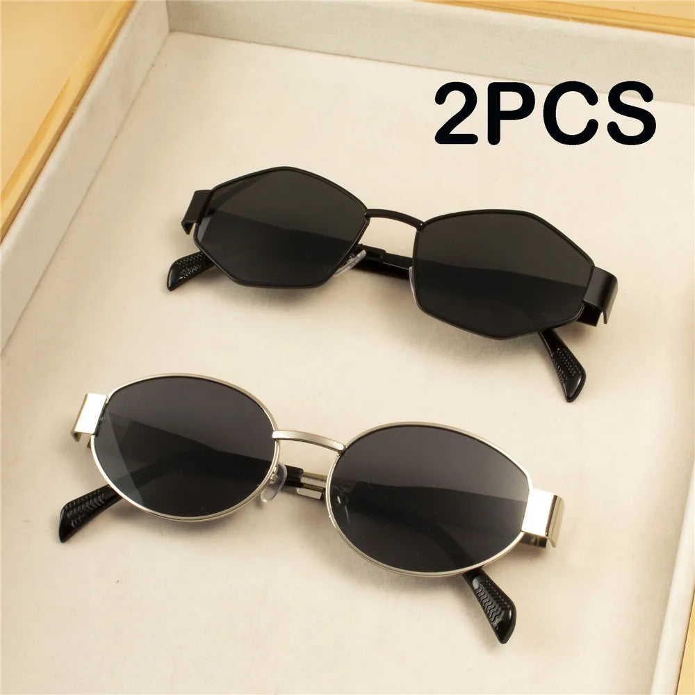 Lunettes de soleil polarisées UV400 — cadre rond, casual, mode, extérieur