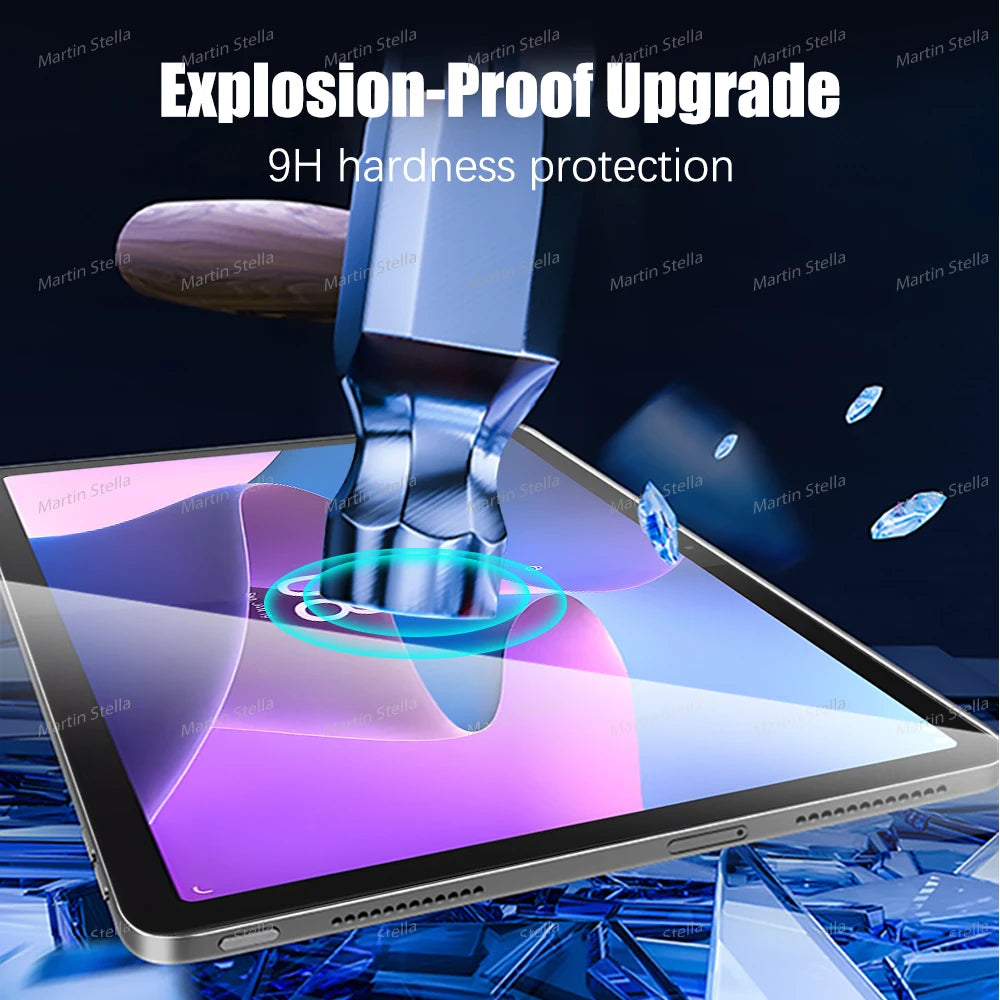 Protecteur d'écran en verre trempé pour tablette 10-11 pouces — 2 pièces, compatible Tab M10 Plus, M11, P11 Pro