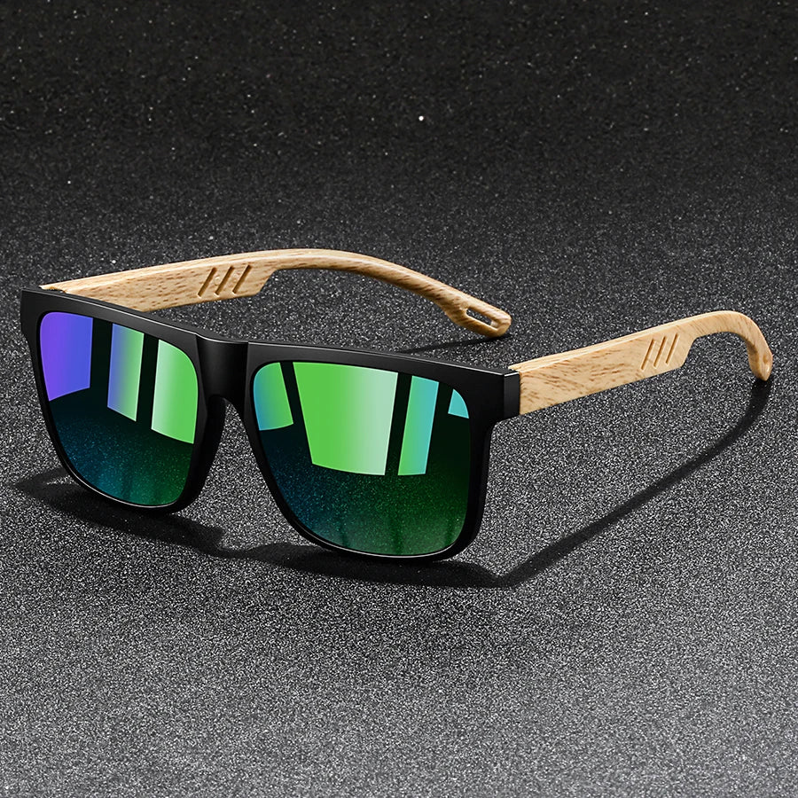 Mode Vintage carré cadre carré lunettes de soleil hommes femmes pêche conduite homme marque de luxe concepteur lunettes de soleil UV400 lunettes