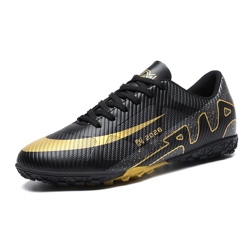 Sxfdneay Chaussures de Football FG Homme Cuir Microfibre Basses — Professionnel, Pelouse EU 31–48