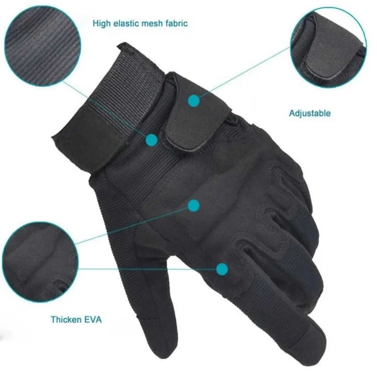 Gants tactiques gants de cyclisme Sport escalade Paintball tir chasse équitation Ski moto RIDE gant