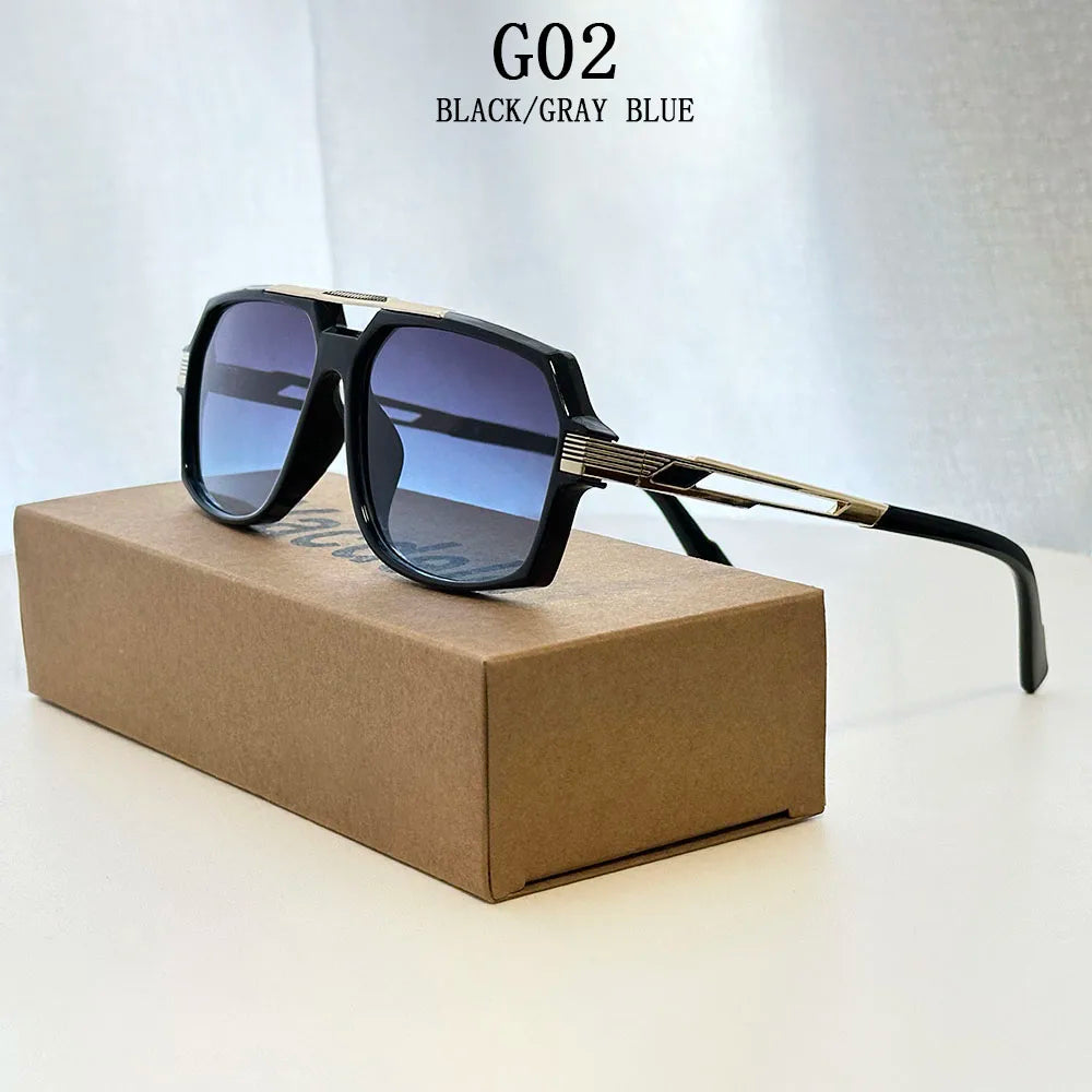 2026 Gafas de Sol de Lujo para Mujer Vintage Gafas de Sol Cuadradas para Hombre Envío Directo Gafas de Moda Gafas de Sol Hombre Gafas de Sol Mujer