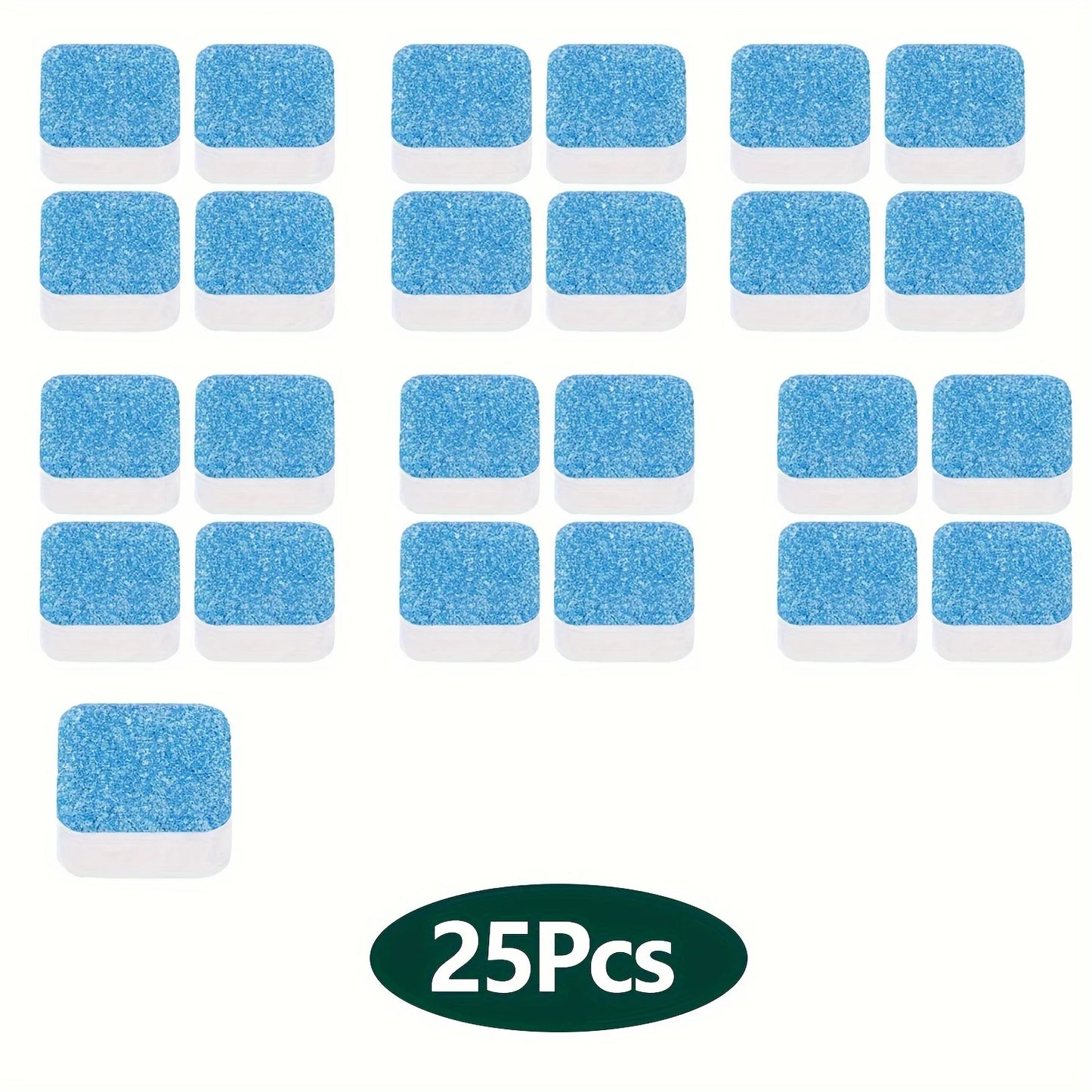 Washing Machine Cleaner Tablets 5/25/35 Units, Lemon Scent, Deep Cleaning, Dirt Remover, Drum & Tub Cleaner for Clean Washing Machines