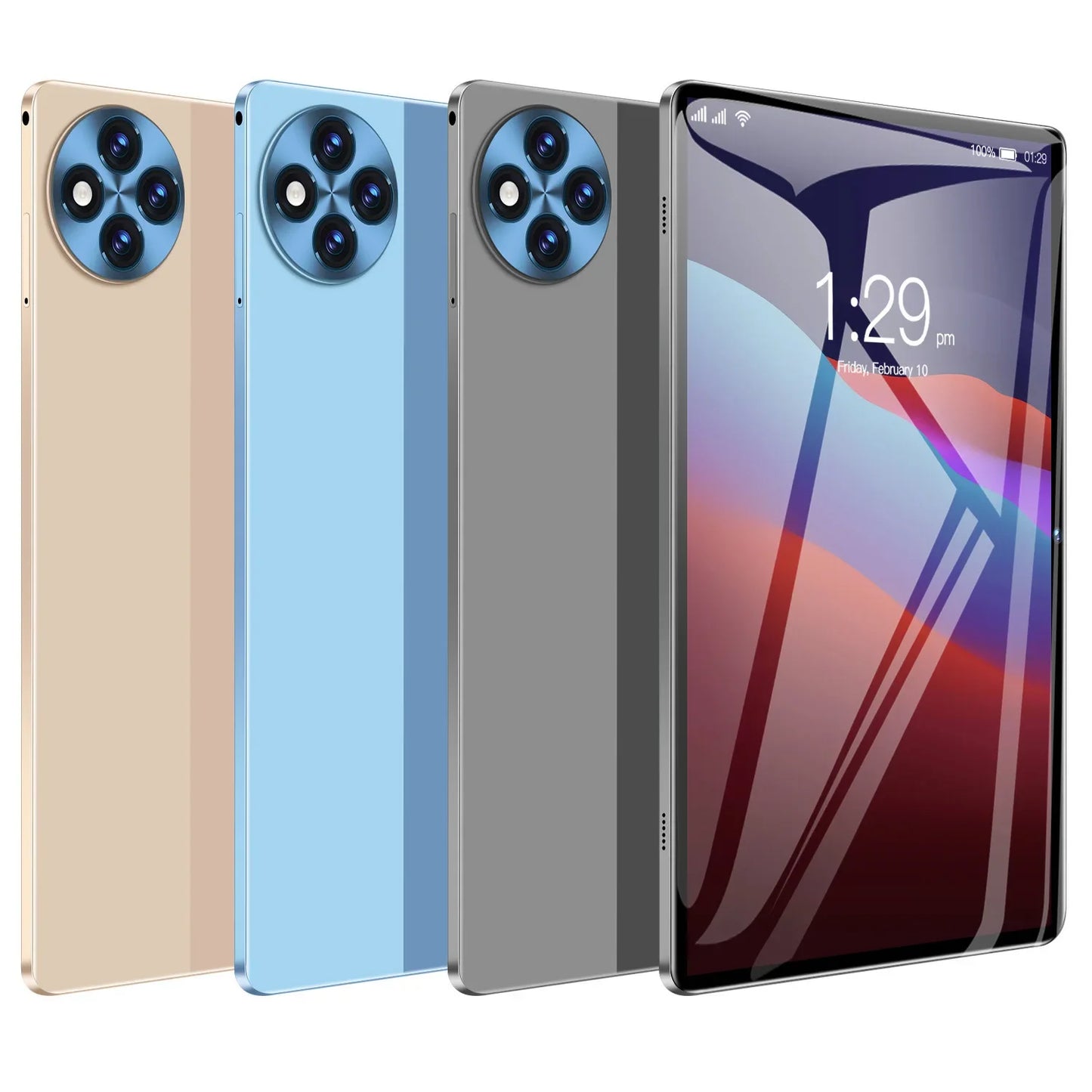 Tableta PC Android 14 Versión Global, pantalla HD de 10,1", GPS WiFi 5G, 10 núcleos Snapdragon888, batería de 10000 mAh, 12 GB de RAM y 512 GB de ROM