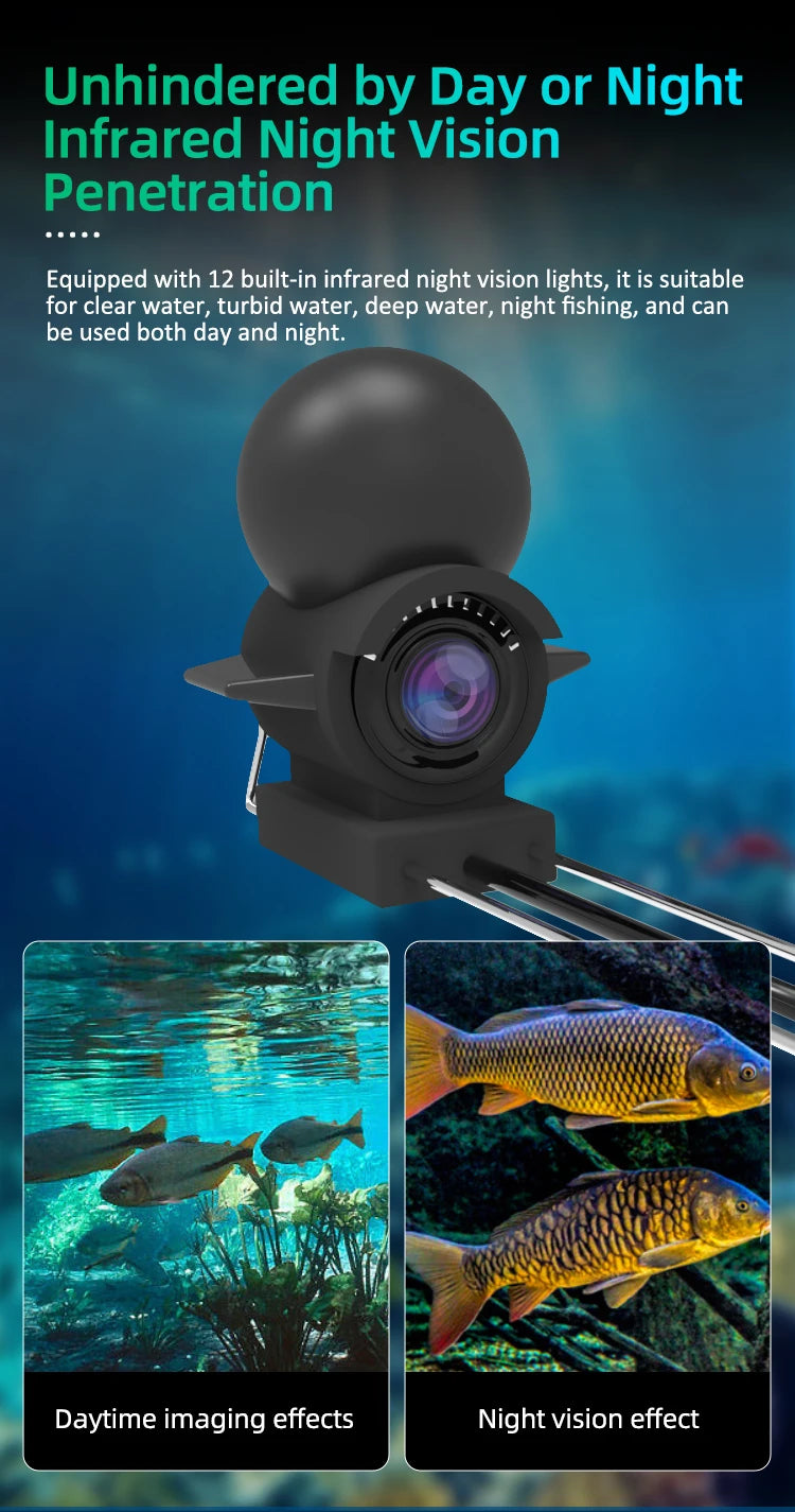 Caméra de Pêche WiFi Dodosee — Vision Sous-Marine HD