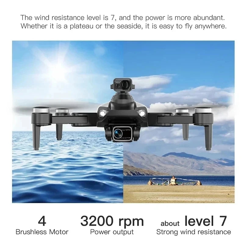 Drone GPS L900 Pro SE MAX 4K, doble cámara HD profesional 5G WIFI 360° Motor sin escobillas para evitar obstáculos Rc FPV Quadcopter Dron