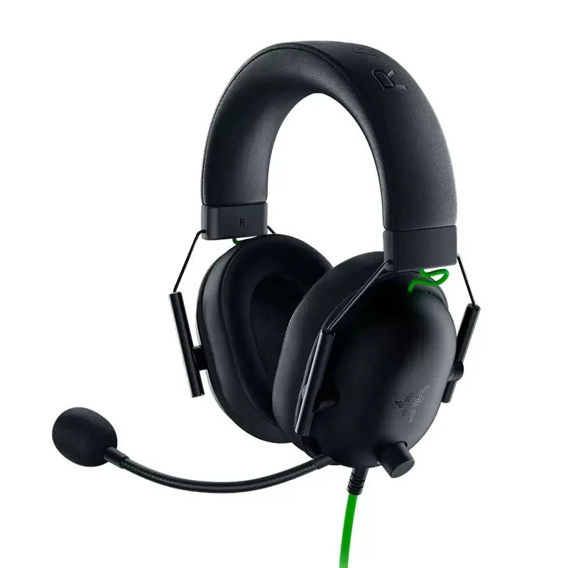 Auriculares con cable para Esports Razer BlackShark V2 X nuevos, cancelación pasiva avanzada de ruido, sonido envolvente 7.1, micrófono cardioide HyperClear