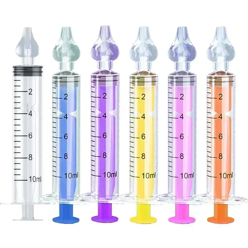 Rhinite irrigateur Nasal lavage pour enfants Silicone bébé aspirateur Nasal seringue bébé nez nettoyant enfants laveuse nasale réutilisable