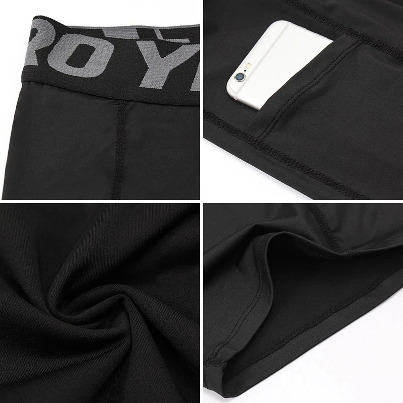 2025 Shorts de Compression hommes vêtements de Sport d'été collants d'entraînement Leggings de Fitness de gymnastique pantalons courts bas de Sport Shorts de course hommes