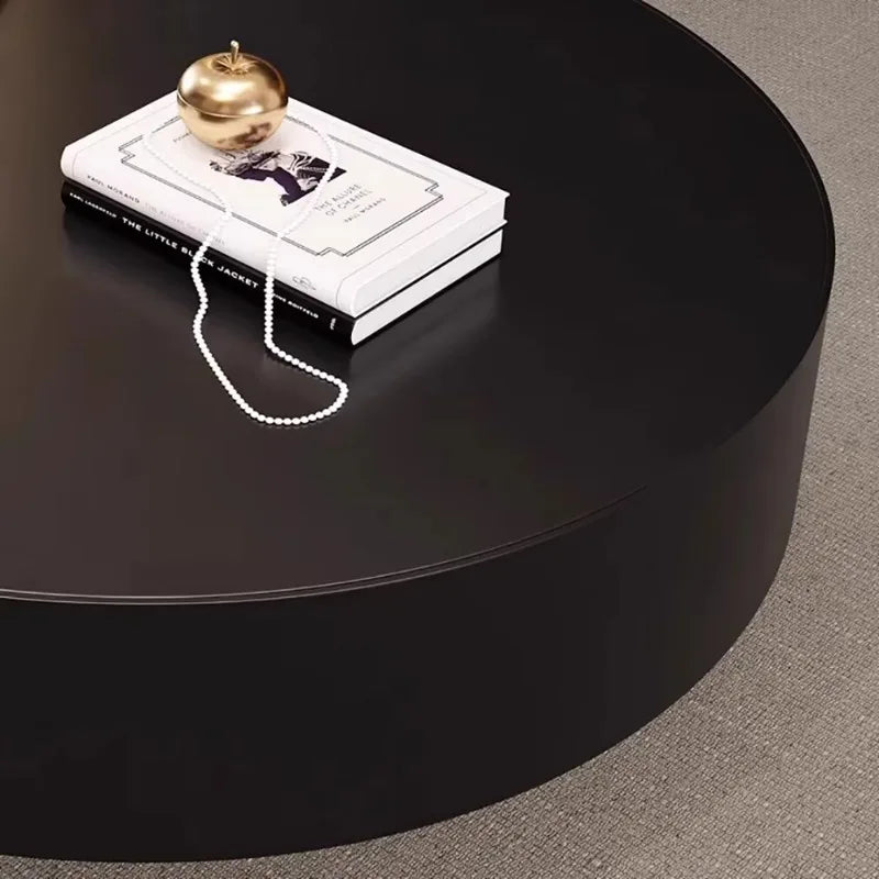 Table basse ronde moderne pour salon — mignonne, décor nordique, meubles