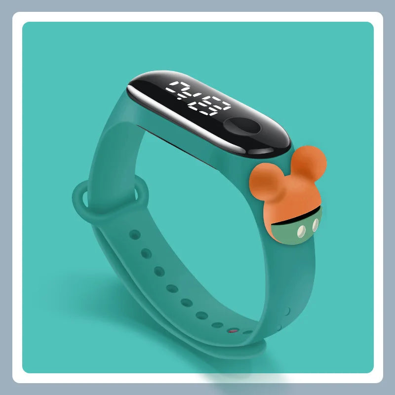 Reloj deportivo impermeable para niños, reloj SpidSuffolk Butter para niñas, pulsera electrónica, reloj táctil LED, de moda