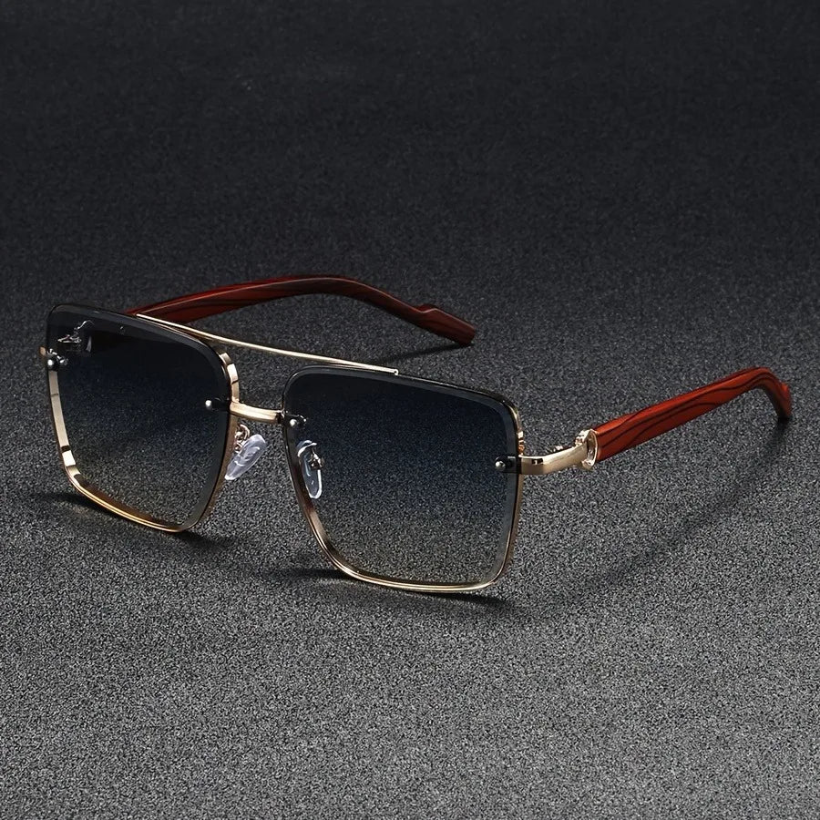 2025 Square Sunglasses Men Luxury Vintage Sunglasses Women Trendy Retro Sunglasses Hombre Lunette Soleil Femme
