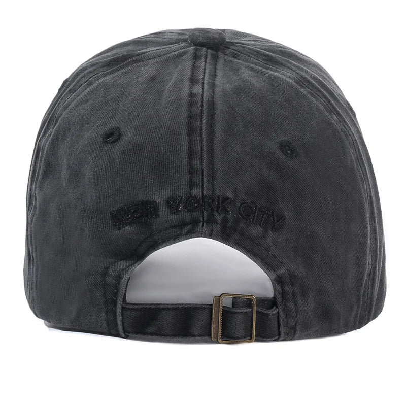Gorra de béisbol de algodón lavado New York para hombres y mujeres, gorras snapback, gorras de béisbol, protección solar, CasVentajas, gorra de papá, gorra para exteriores, 2024