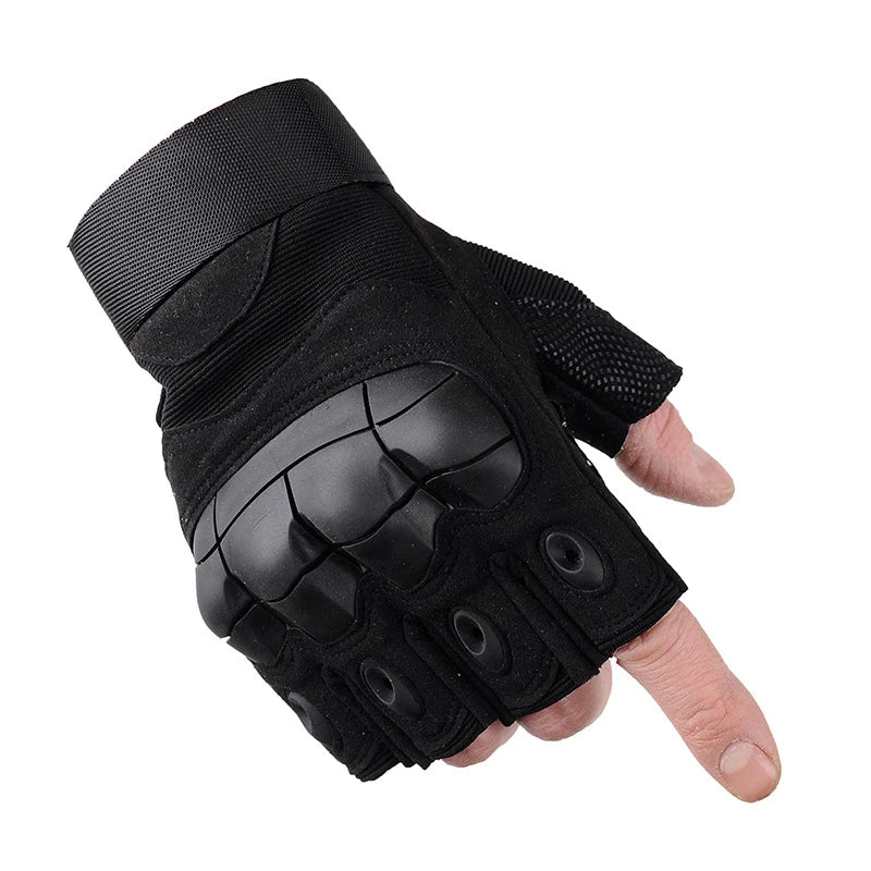 OutdoorTactical cinq doigts gants dur joint Paintball Airsoft chasse Combat équitation moto glog randonnée demi doigt gant