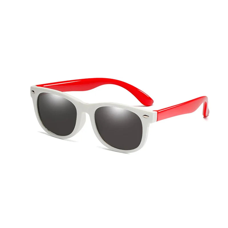 RUISIMO Gafas de sol polarizadas TR90 para niños y niñas, gafas de sol de silicona, gafas de seguridad, regalo para niños, bebés, gafas UV400