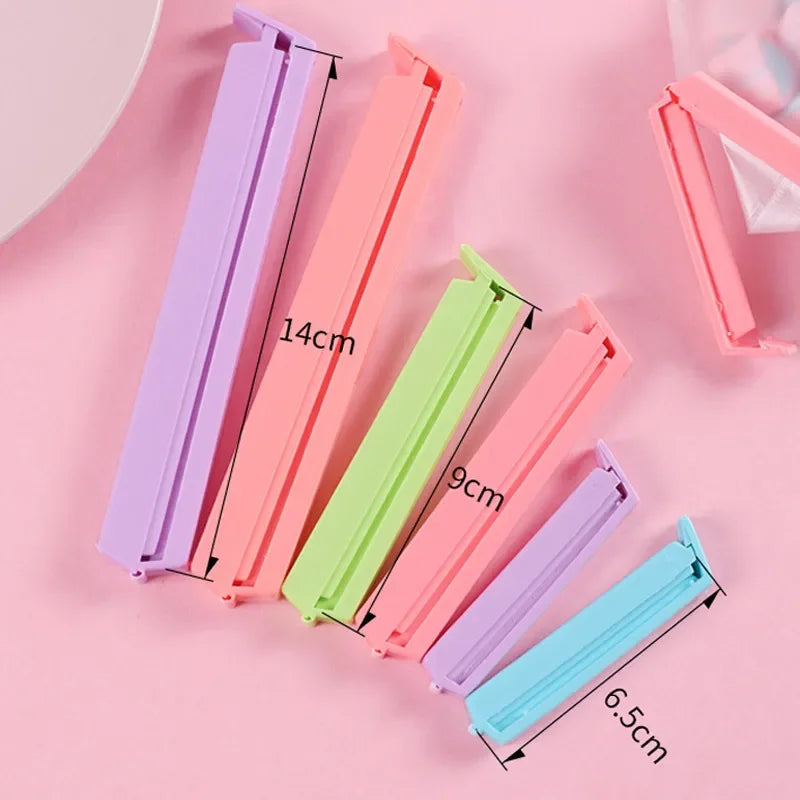 Clips hermétiques pour sacs alimentaires, 12 pièces, scellant en plastique réutilisable et étanche pour collations, chips et céréales |   Accessoires de cuisine lavables au lave-vaisselle