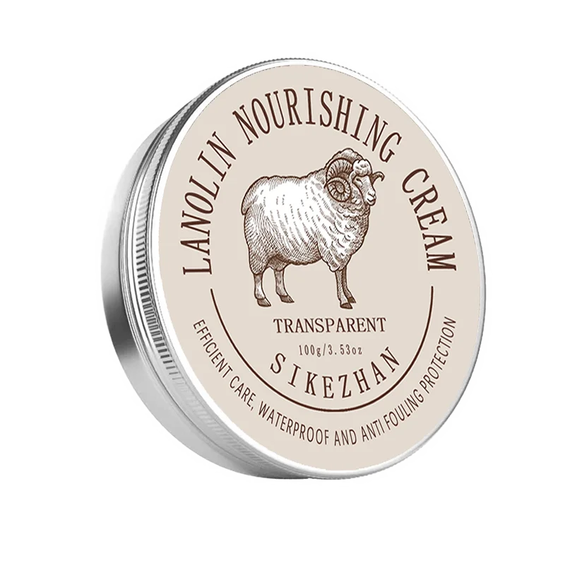 Huile de mouton crème d'allaitement pour cuir cire de vernis à chaussures et laine douce brosse de polissage Kit d'outils de nettoyage pour meubles en cuir sac à chaussures