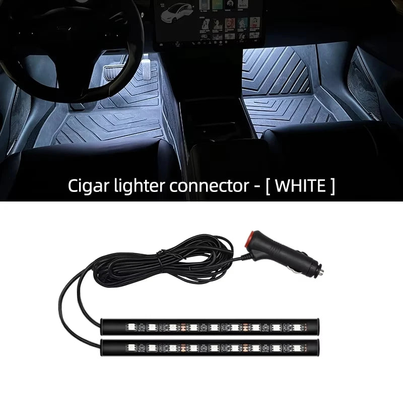 Bande lumineuse LED pour intérieur de voiture, Kit de rétro-éclairage 5V USB, lampe néon d'ambiance décorative pour voiture, accessoires de véhicule, nouveau