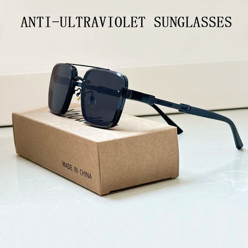 2025 Square Sunglasses Men Luxury Vintage Sunglasses Women Trendy Retro Sunglasses Hombre Lunette Soleil Femme