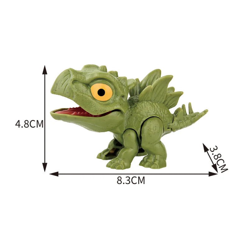 Dinosaure jurassique Triceratops tyrannosaure, modèle de jouets pour enfants, dinosaures créatifs pour mordre les doigts, jouet interactif, cadeau pour garçon