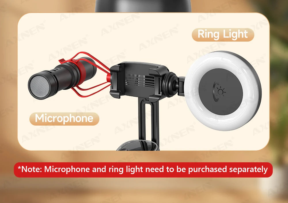 P05 — Stabilisateur Smartphone Suivi IA 360° Support Table Live & Vidéo
