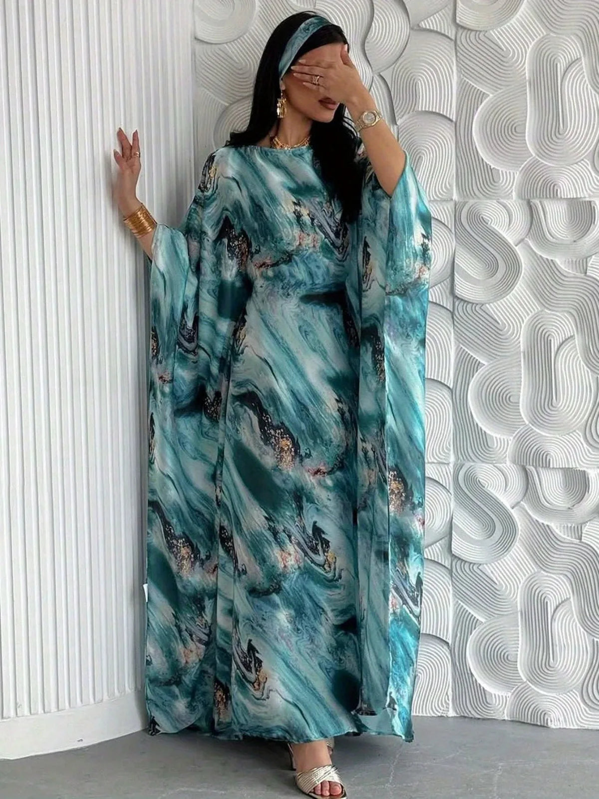 Abayas – robe de soirée ample à manches longues, pull du moyen-orient, caftans élégants pour femmes, Jilbabs, robes Maxi imprimées islamiques