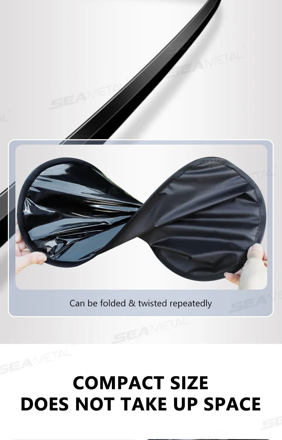 Pare-soleil électrostatique pour fenêtre latérale de voiture — 4 couches, anti-éblouissement, protection UV