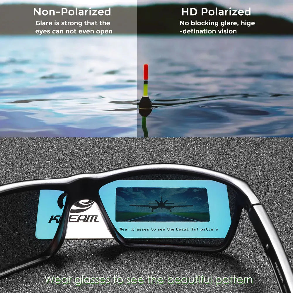 Lunettes de soleil résistantes aux rayures — verres polarisés, protection UV400, sport et loisirs
