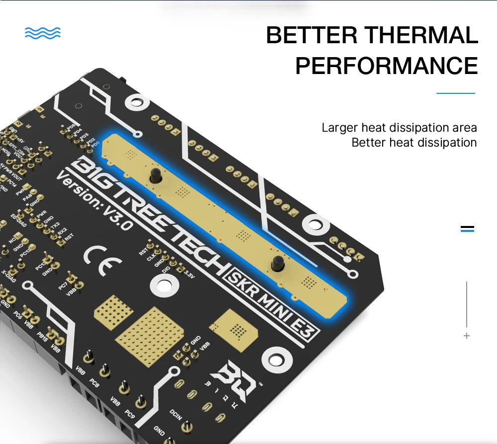 BIGTREETECH BTT SKR Mini E3 V3.0 carte mère avec TMC2209 UART VS SKR 2 carte mère d'imprimante 3D pour Ender 3 Ender 5 Pro CR 10